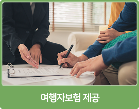여행자보험 제공